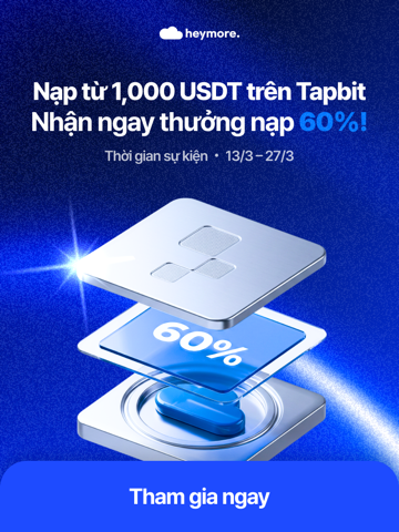 Tapbit 60% Deposit Bonus Event